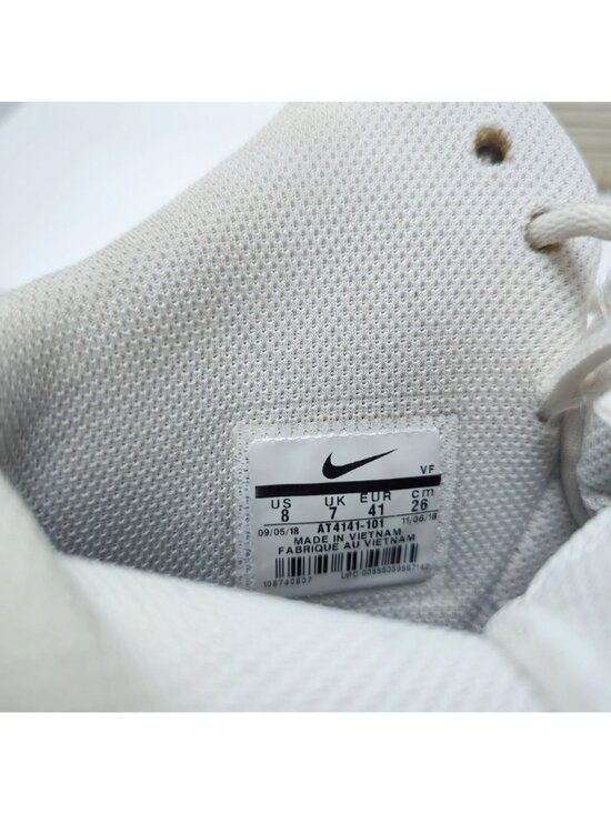 Nike Air Force 1 AF1 White High Top Sneakers 8 Yellow Mens main image 4